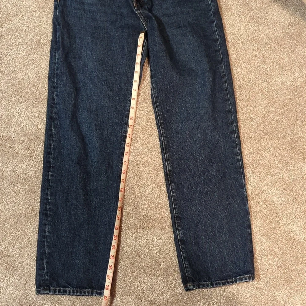 Madewell Women's Longline Straight Dark Blue 28 - Picture 5 of 5